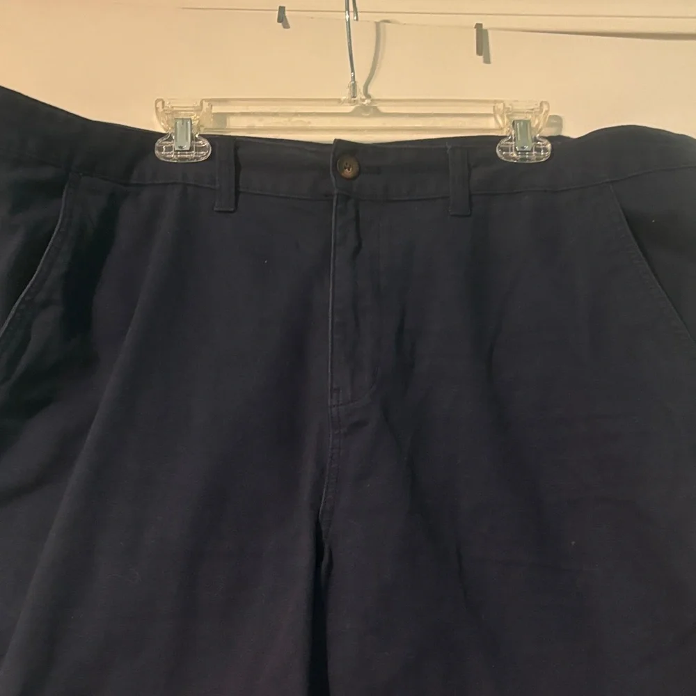 Classic Navy Men's Flat Front Shorts